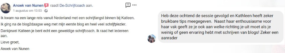 Wat anderen zeggen over Katleens aanpak